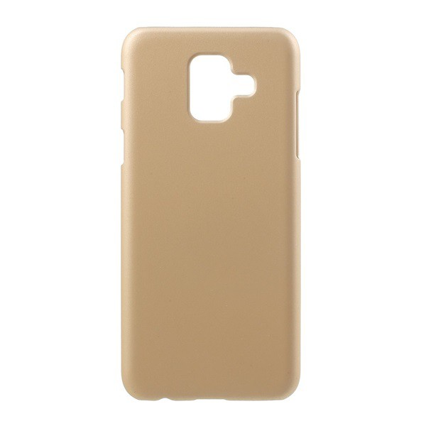 Műanyag telefonvédő (gumírozott) ARANY [Samsung Galaxy A6 (2018) SM-A600F] (5996457771004)