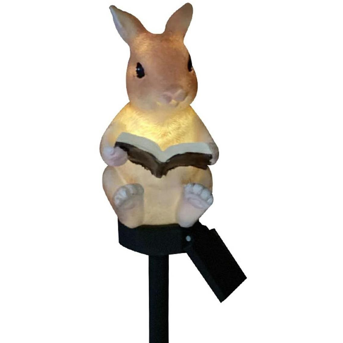 APT ZD50R Garden solar lamp rabbit with book (36514)