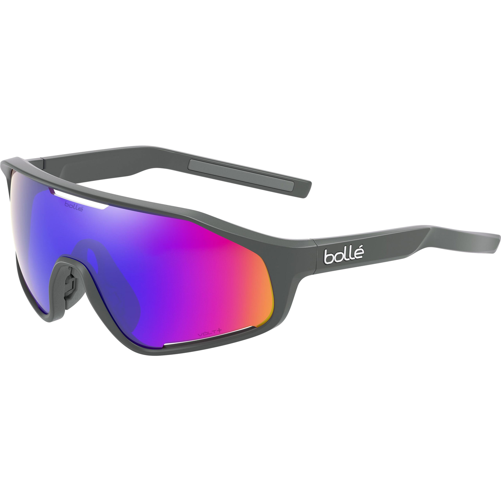 BOLLÉ BS010001 Shifter Titanium Matte Volt+ Ultraviolet Polarized (054917362102)