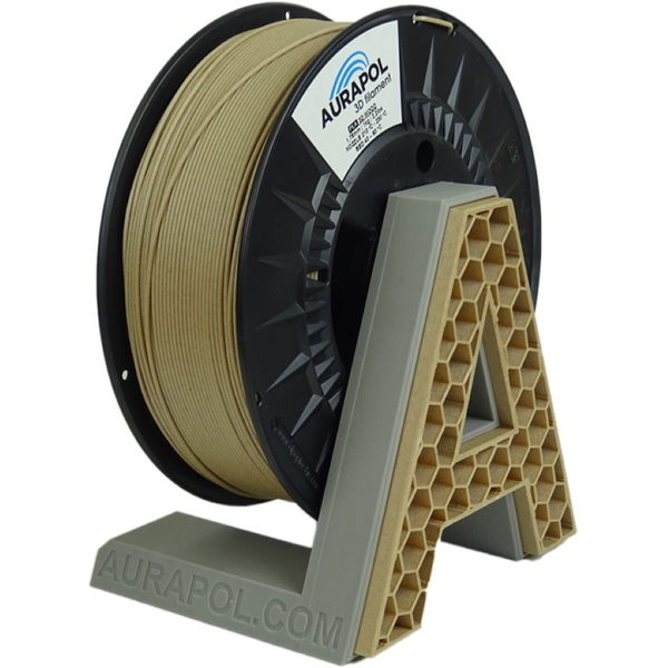 AURAPOL PLA 3D WOOD PINE - 1kg, 1,75mm