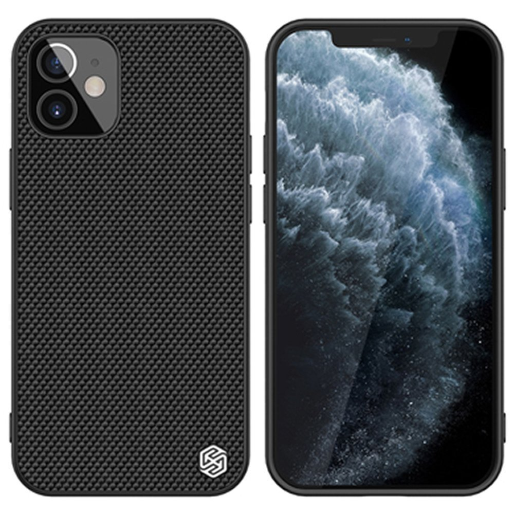Nillkin Textured Apple iPhone 12 mini Hátlap Tok - Fekete (GP-100223)