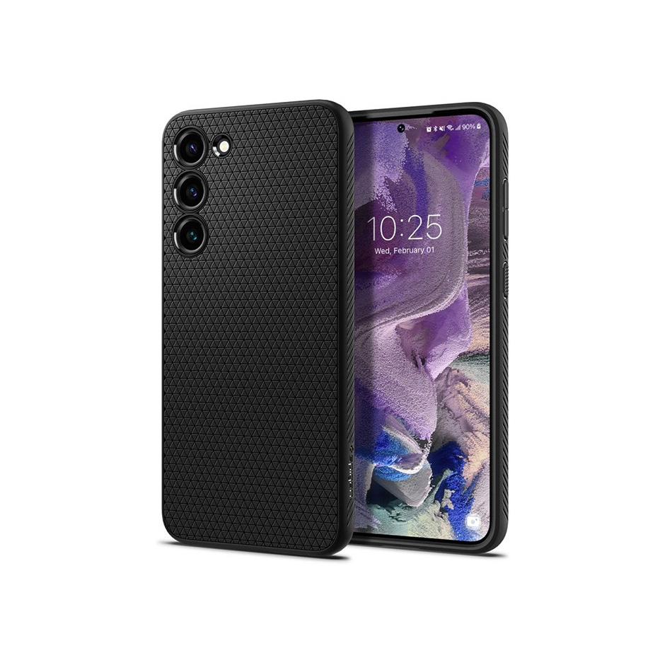 Samsung SM-S911 Galaxy S23 ütésálló hátlap - Spigen Liquid Air - fekete (SP0198)