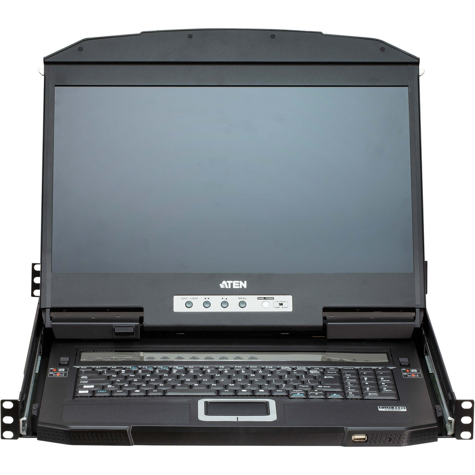 ATEN CL3884NW-ATA-EG console pentru montare în rack 47 cm (18.5") Negru