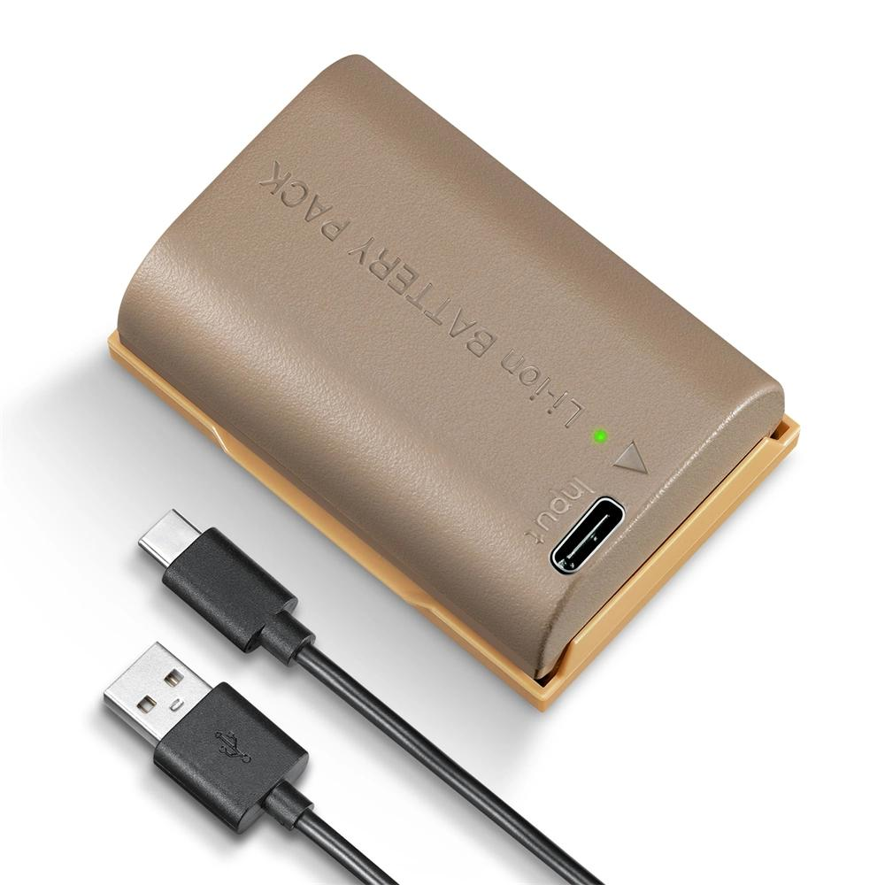 K&F Concept LP-E6NH akkumulátor 2250mAh, USB-C csatlakozóval (KF-28-0022) (KF-28-0022)
