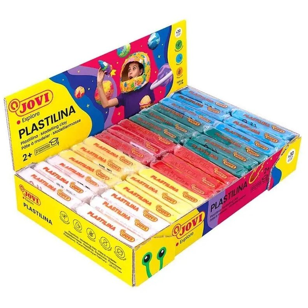 Plastelína JOVI 30 kusů/50 g. 5 barev