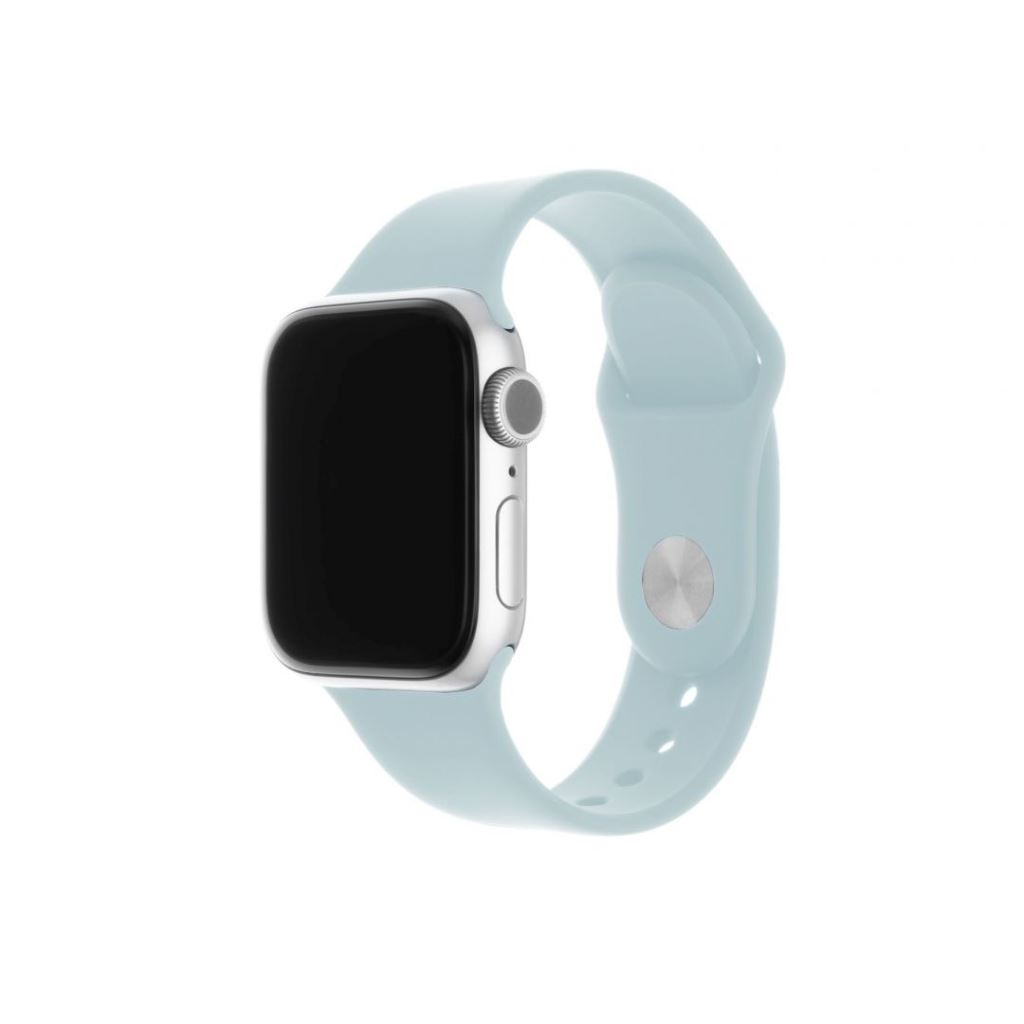 FIXED Set Apple Watch 42/44/45 mm szilikon szíj világos türkiz (FIXSST-434-LGTU) (FIXSST-434-LGTU)
