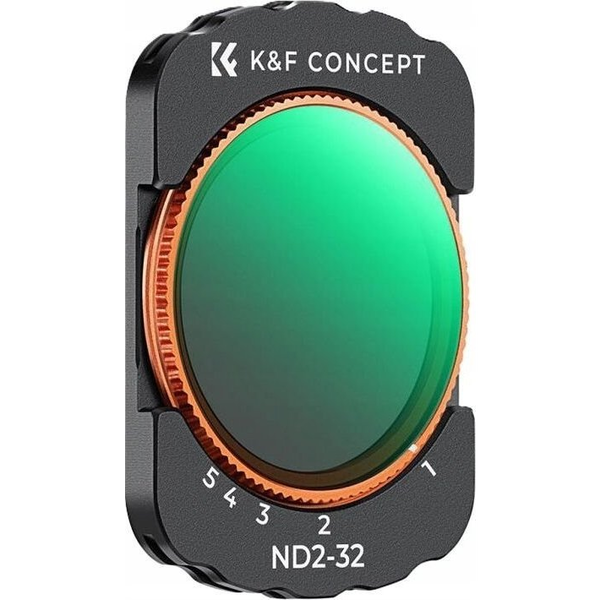 Filtr Kf ND Szary Regulowany ND2-ND32 do DJI Osmo Pocket 3 HD MC Nano X K&F / KF01.2544