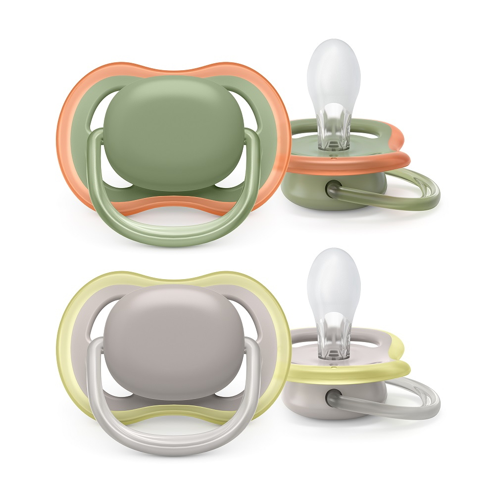 Philips AVENT játszócumi - ultra air 6-18hó neutral 2db (MTTF-8710103993162)