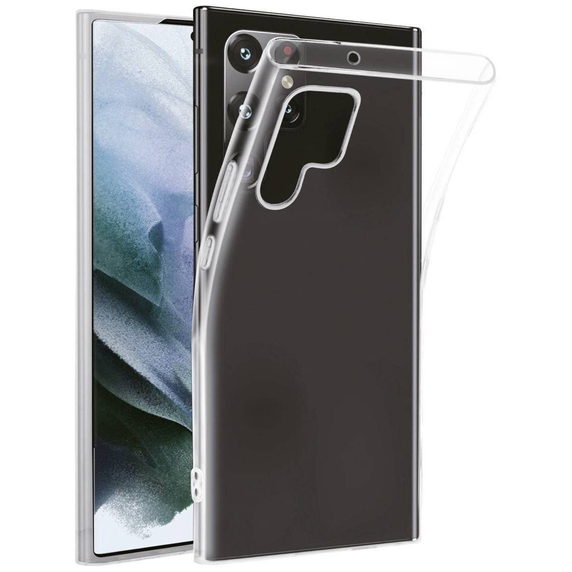 Vivanco Super Slim Samsung Galaxy S22 Ultra Hátlap Átlátszó (SSCVVSGS22UT) (SSCVVSGS22UT)