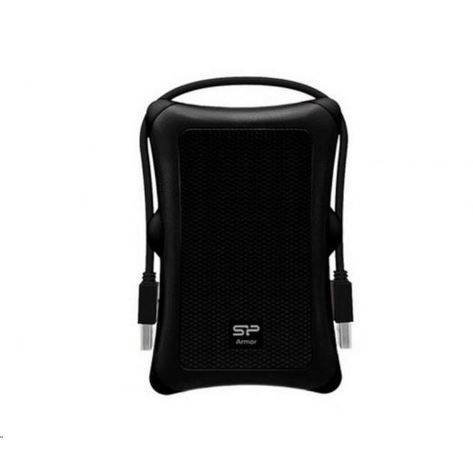 Silicon Power SP020TBPHDA30S3A Armor A30 portable HDD, 2TB, USB3.2 gen 1, Anti-shock, Black, MIL-STD