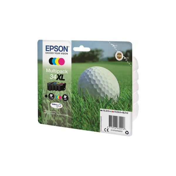 Epson Golf ball C13T34764010 blækpatron 1 stk Original Højt (XL) udbytte Sort, Blå, Magenta, Gul
