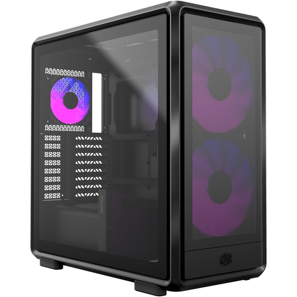 Cooler Master MF600M-KGNN-S01 Masterframe 600 Mesh Black, ATX, Window, 2x 200mm ARGB, 1x 120mm ARGB