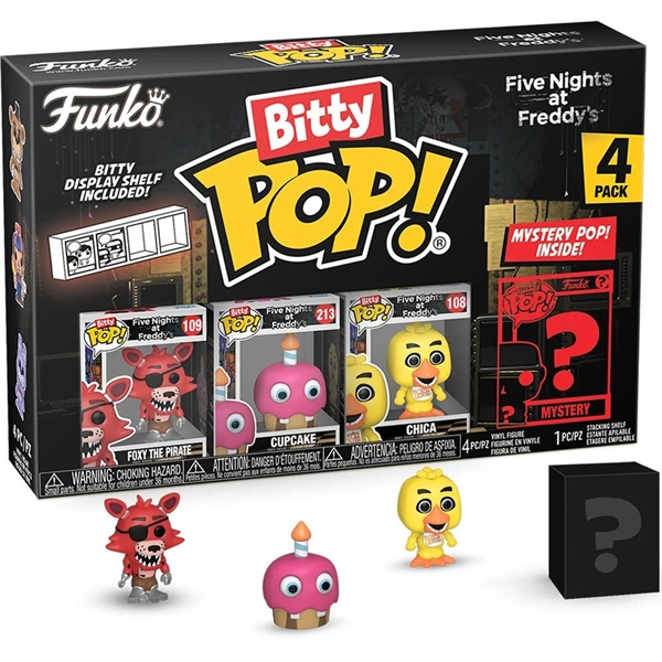 Funko Bitty POP! Five Nights at Freddy's: Foxy figura 4db-os figura csomag (FU73045)