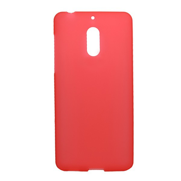 Szilikon telefonvédő (matt) PIROS [Nokia 6 (2017)] (5996457701421)