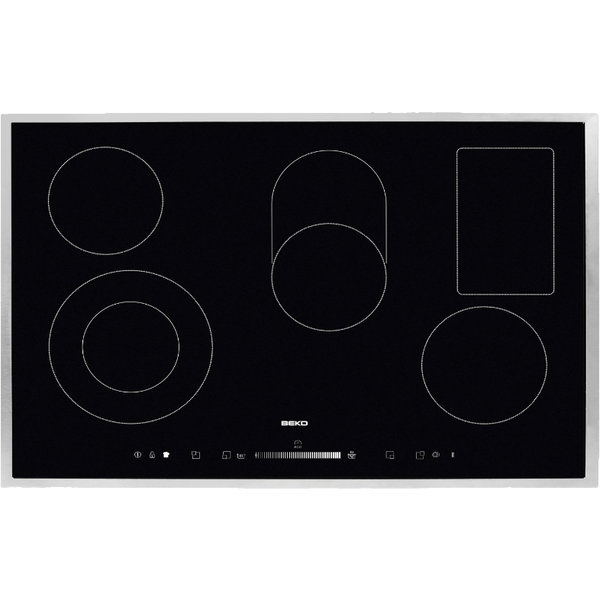 Beko HIC 85502 TX kogeplade Sort Indbygget Keramisk 5 zone(s)