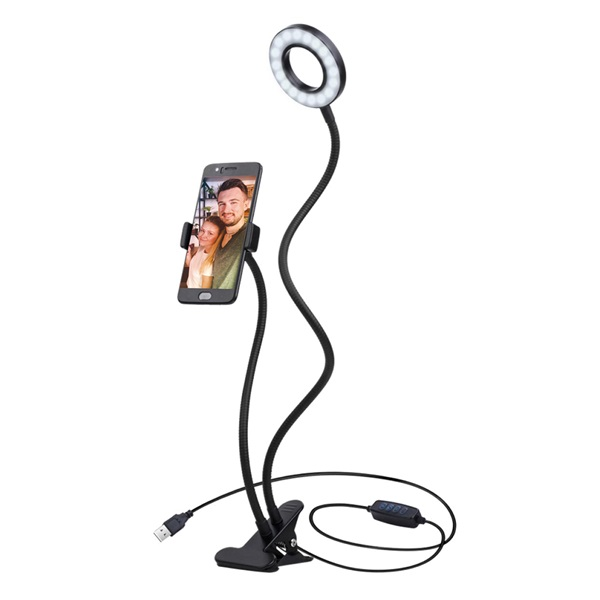 PLATINET LED videófény vlogoláshoz, flexibilis, 9cm (PMRL3)
