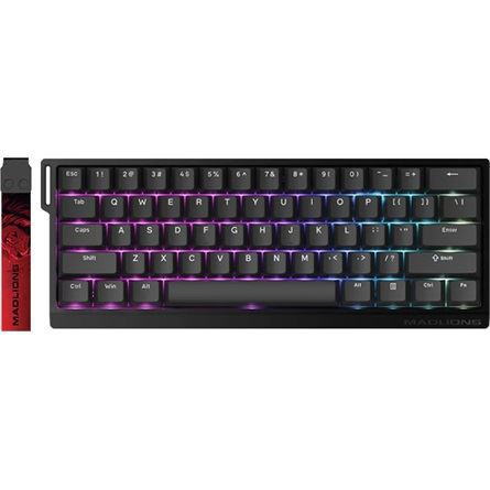 FGG MAD 68 HE FLAGSHIP mechanikus gaming billentyűzet magnetic amber pro switch fekete