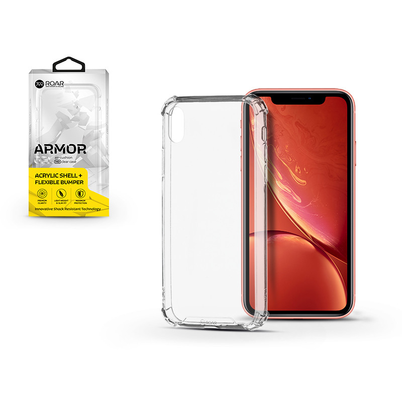 Apple iPhone XR szilikon hátlap - Roar Armor Gel - transparent (KC0454)