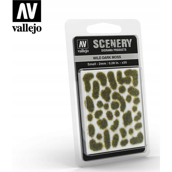  Vallejo Vallejo: Scenery - Wild Dark Moss (2 mm)x35