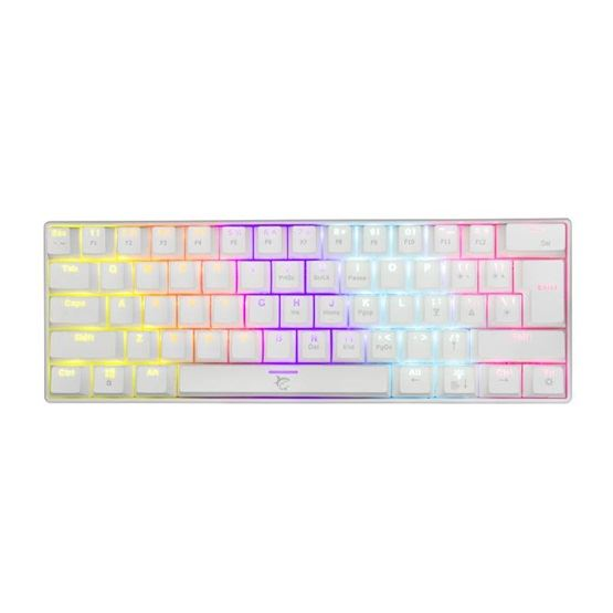 White Shark GK-2022W/BR-US SHINOBI Outemu Brown US Gaming billentyűzet fehér