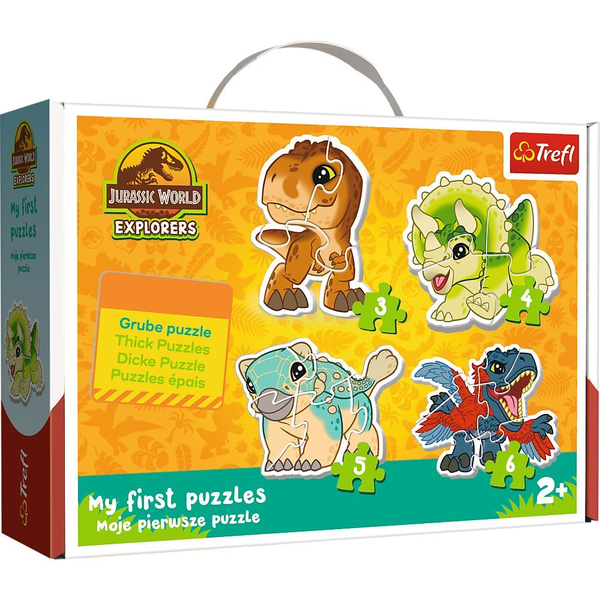 Trefl 36138 puslespil 6 stk Dinosaurer