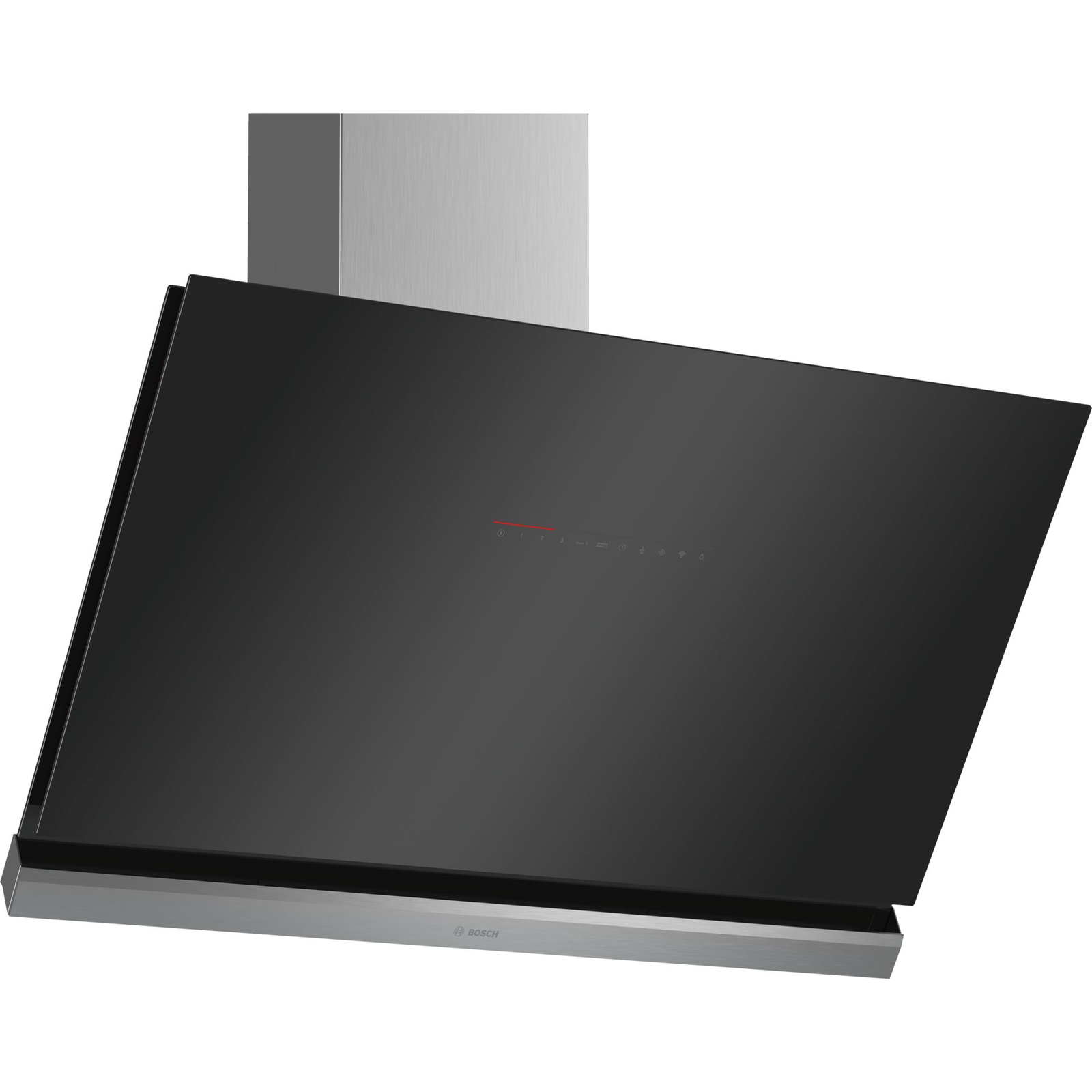 Bosch DWK98PR60 konyhai szagelszívó Falra szerelhető Fekete, Rozsdamentes acél 840 m³/h A+ (DWK98PR60)