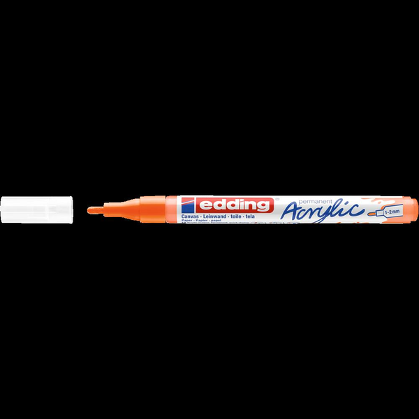 Edding 5300 Akril marker 1-2mm,  neon narancssárga (7580246001)