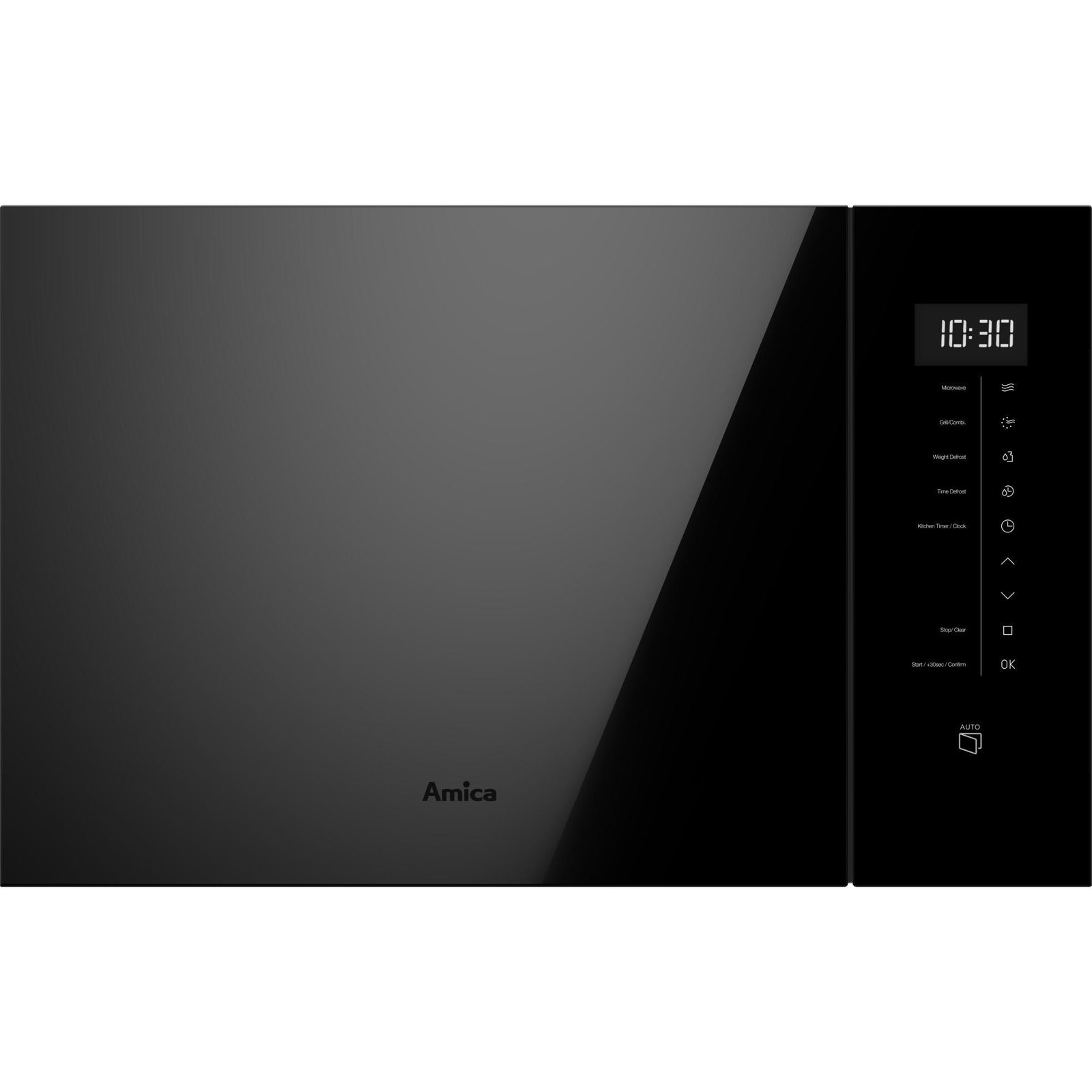 Amica AMMB25E5SGVB Beépíthető Mikrohullámú Sütő 900W 25L Fekete (AMMB25E5SGVB)
