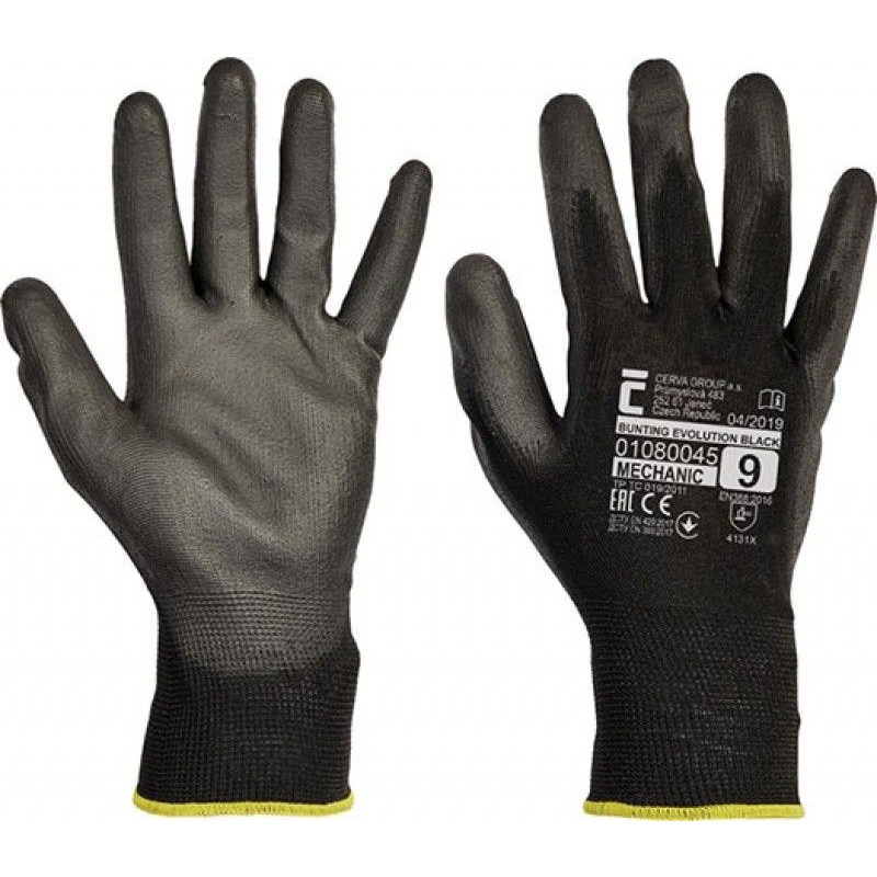 Bunting Evolution Black Mártott Kesztyű - 8/M, Fekete (V0108004599080)