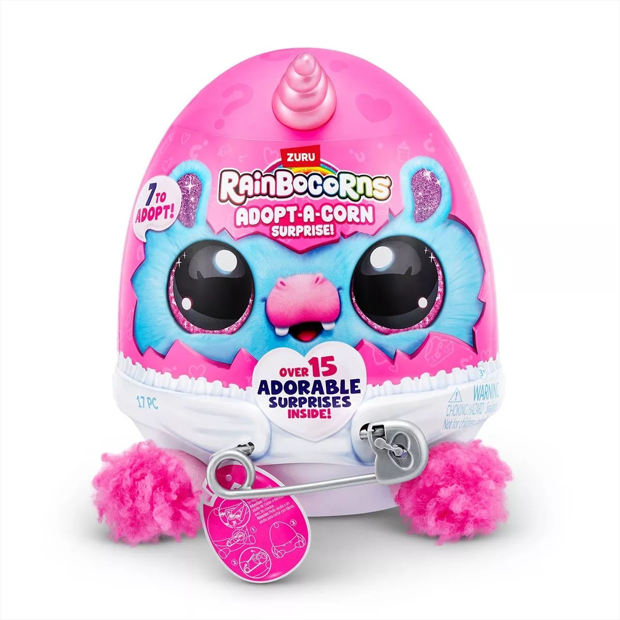 Zuru Toys Rainbocorns Adopt-A-Corn 1. széria Meglepetés plüssfigura 19 cm (92105)