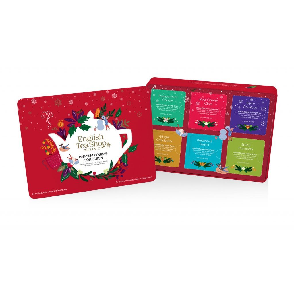 English Tea Shop Prémium piros ajándék kollekció 54 g, 36 darab, bio (58298)