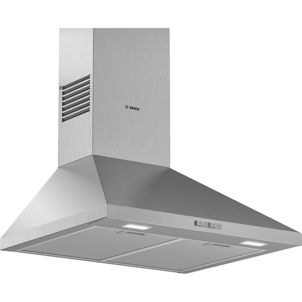 Декоративен абсорбатор за вграждане Bosch DWP66BC50, Мощност на абсорбция 570 м3/ч , 1 мотор, 60 см, Инокс