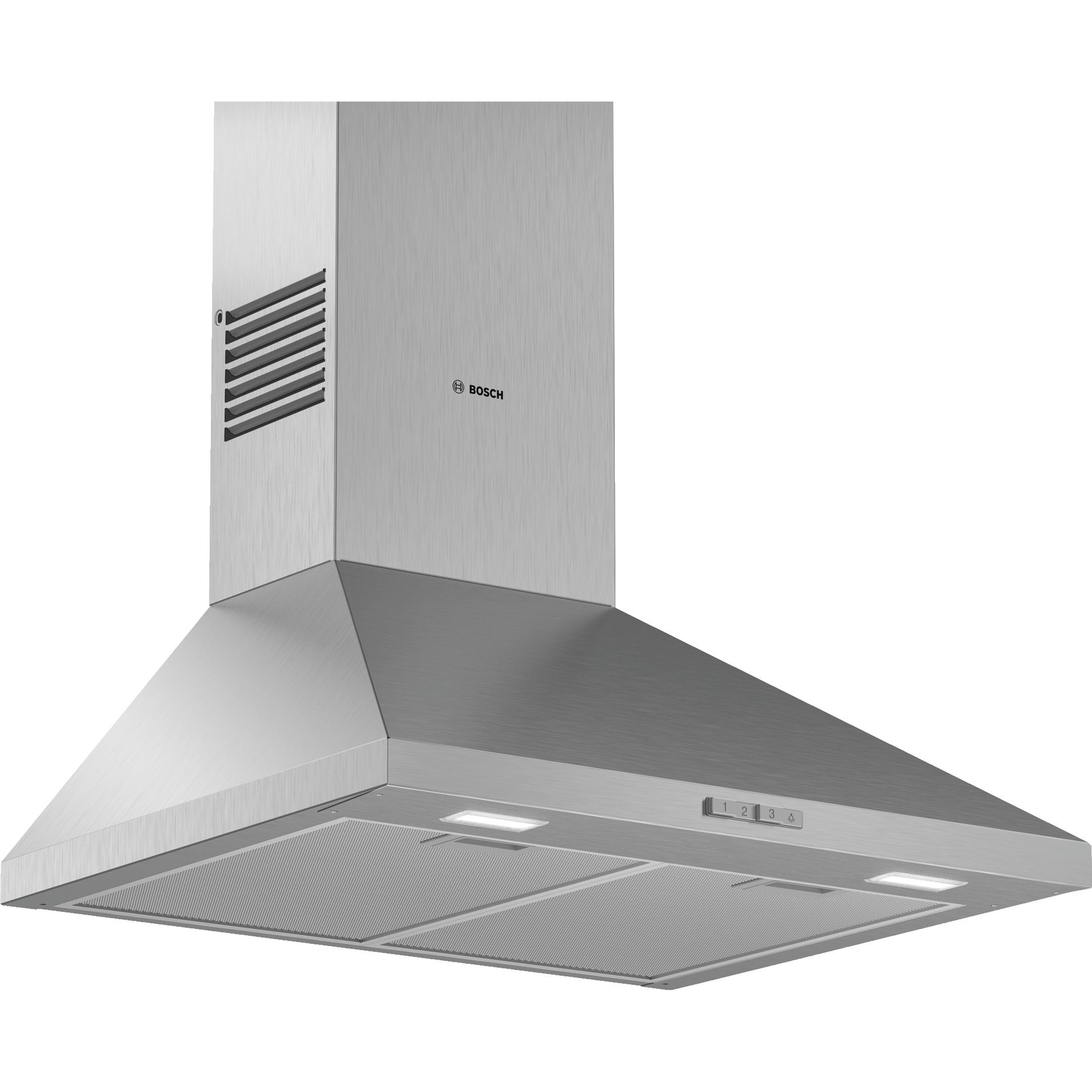 Bosch DWP66BC50 odsávač pary Nástenný Nerezová oceľ 570 m³/h A (DWP66BC50)