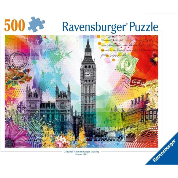 Ravensburger 500 Db-os Puzzle - Üdvözlet Londonból (12000309)