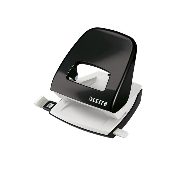 Leitz Nexxt Wow Kétlyukú 30 lap kapacitású lyukasztó - Metál fekete (50081095)