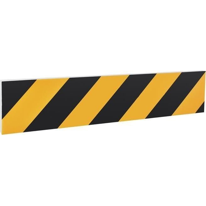 Autóajtó Ütközésvédő Garázsfalra - Öntapadós, Szivacsos, 50x10x1,5 cm, Fekete-Sárga (00003819)