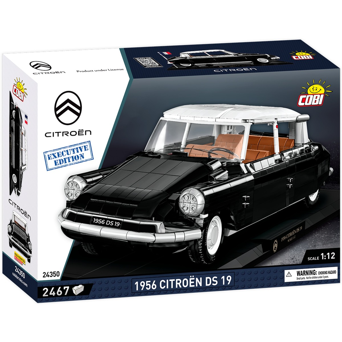 Cobi Citroen DS 19 1956 Executive Edition (1:12) 2467 darabos építő készlet (COBI-24350)