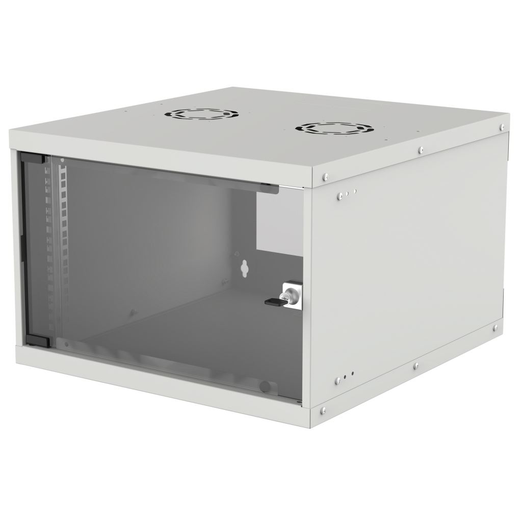 Intellinet 6U 19" fali Rack szekrény 540x560mm szürke (714792) (714792)