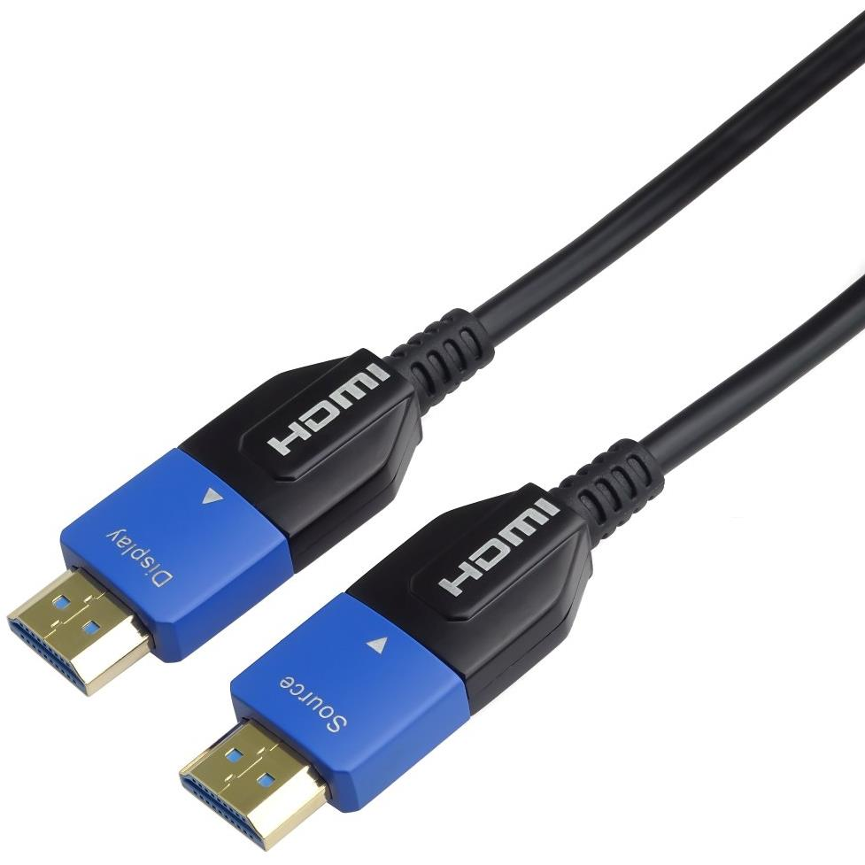 PremiumCord Ultra High Speed HDMI 2.1 optikai AOC szálas kábel 8K@60Hz, aranyozott csatlakozók 5 m (kphdm21m05)