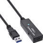 InLine 35650B USB kábel USB 3.2 Gen 1 (3.1 Gen 1) 5 m USB A USB C Čierna