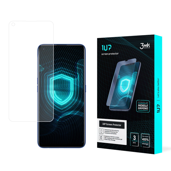 3MK 1UP képernyővédő fólia Realme 7 Pro-hoz (3 darabos csomag) 5903108395410