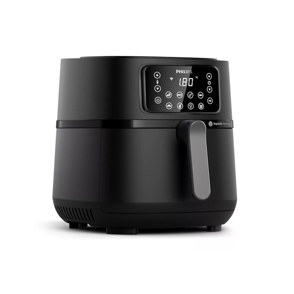 Philips 5000 series HD9285/93 frituregryde Enkelt 7,2 L Enkeltstående 2000 W Varmluftsteger Sort, Sølv