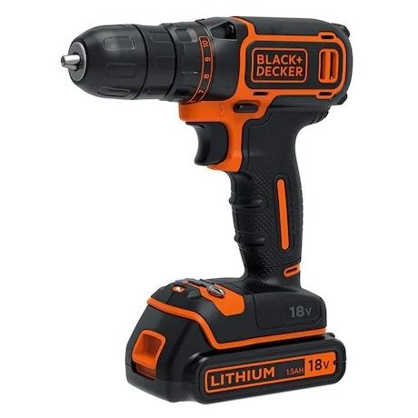 Black & Decker BDCDC18K-QW akkus fúró-csavarozó kofferben (BDCDC18K-QW)