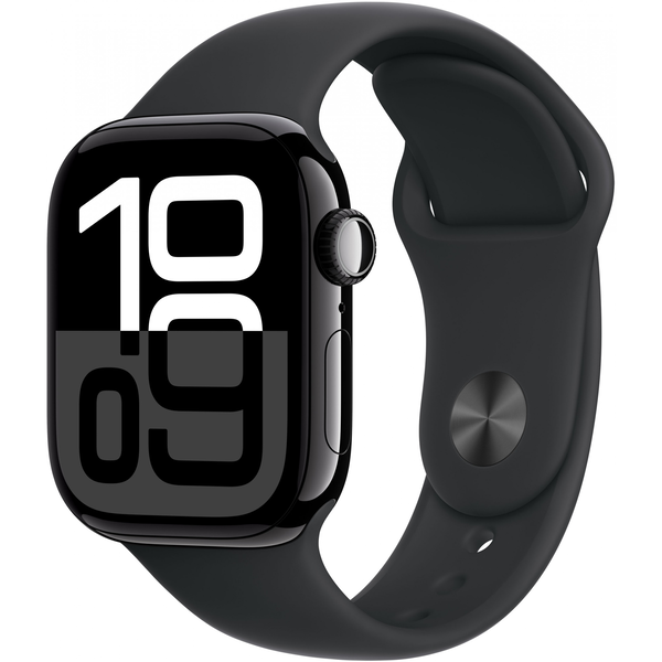Apple Watch Series 10 GPS + Cellular 42mm Kozmoszfekete Alumínium Sportszíj
