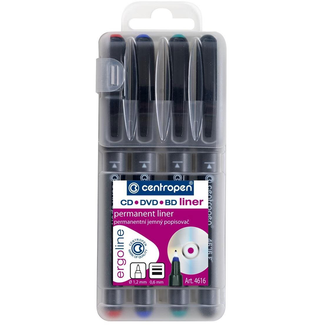 CENTROPEN CD / DVD / BD 4616 - 4db (8595013631676)