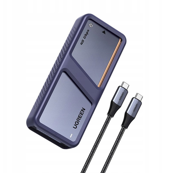 UGREEN D703 M.2 PCIe SSD külső ház USB4 szürke