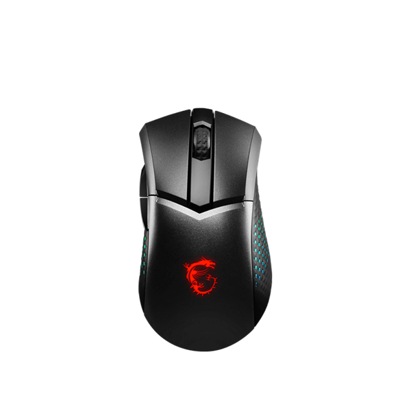 MSI CLUTCH GM51 LIGHTWEIGHT WIRELESS myš Pro praváky RF Wireless + Bluetooth + USB Type-C Optický 26000 DPI
