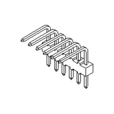 Molex Beépíthető stift sor (standard) 22122041 1 db ömlesztett (22122041)