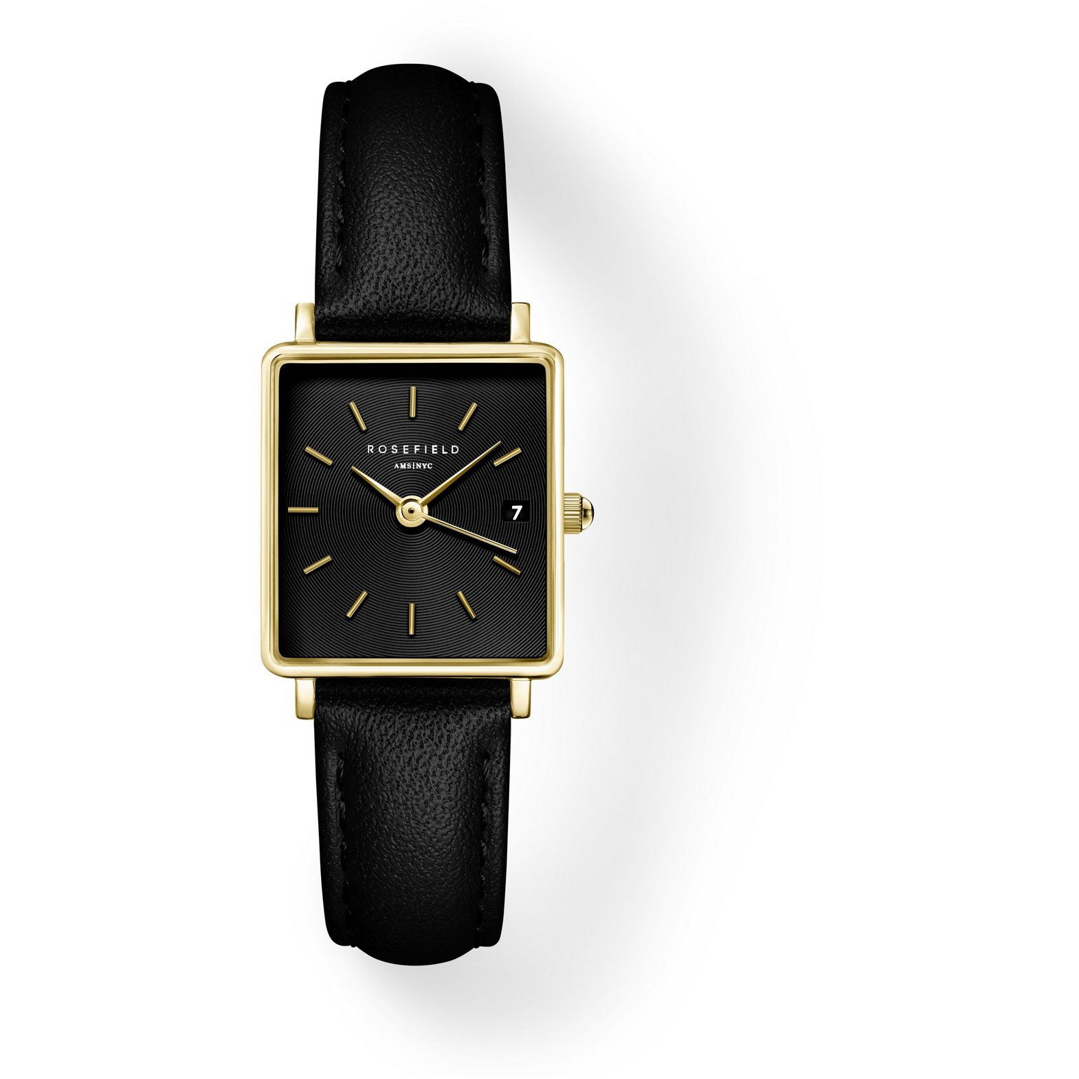 ROSEFIELD Boxy XS Black Leather QBBLG-Q53 (8720791526481)
