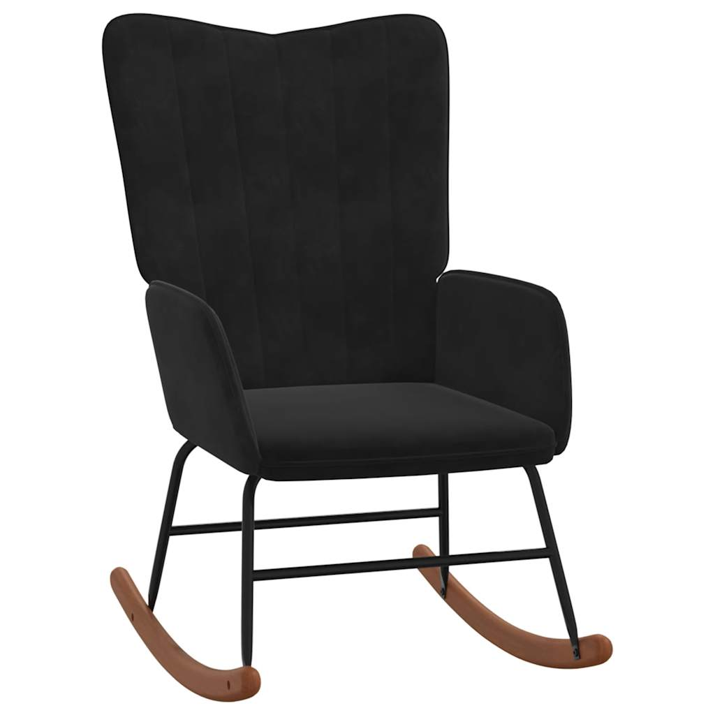 fekete bársony hintaszék (327749)